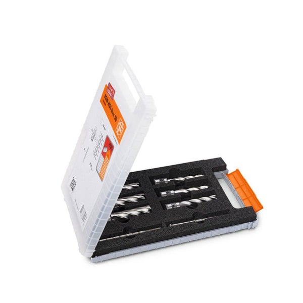 Bohrer Set in geöffneter Verpackung