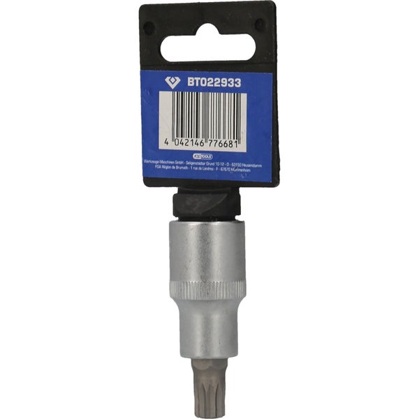 BRILLIANT TOOLS 1/2 Vielzahn-Bit-Stecknuss 55 mm lang M9 - BT022933