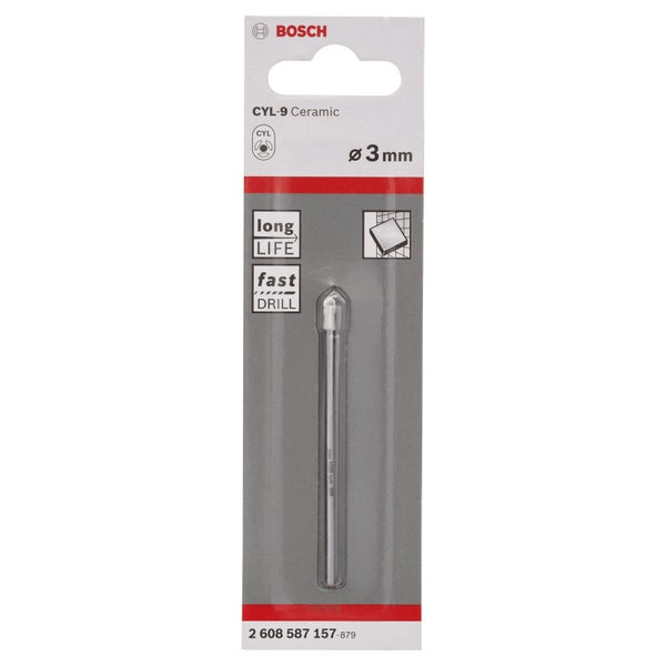 Bosch Fliesenbohrer CYL-9 Ceramic 3 x 70 mm - 2608587157