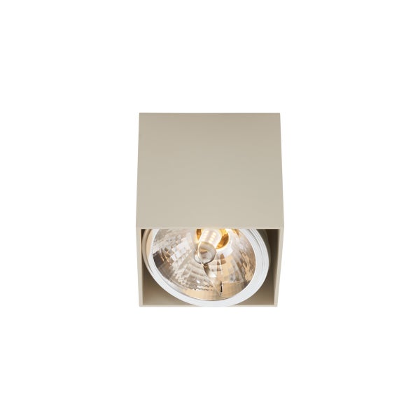 Quadratische Deckeneinbauleuchte mit Leuchtmittel