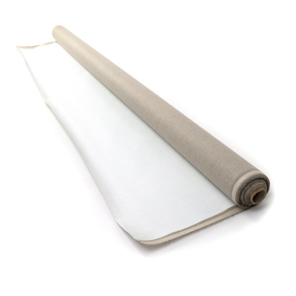 Leinwandrolle Leinen 430 gsm 1,7x10m, malfertig grundiert weiß