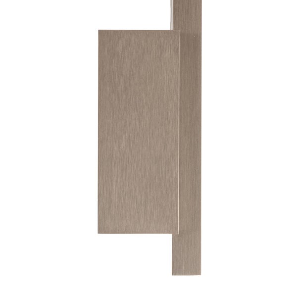 quitani LED Wandleuchte, Wandlampe Innen Tolu (Modern) in Alu aus Aluminium (1 flammig ) - Wandstrahler Wandbeleuchtung Schlafzimmer / Wohnzimmer Wohnzimmerleuchte
