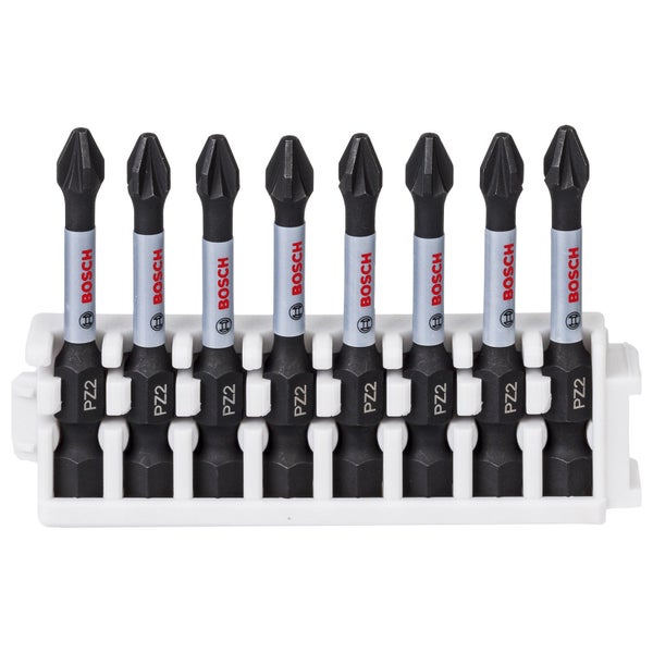 Bosch PRO Pozidriv Impact Bit PZ2 55 mm 8-tlg. - 2608522331