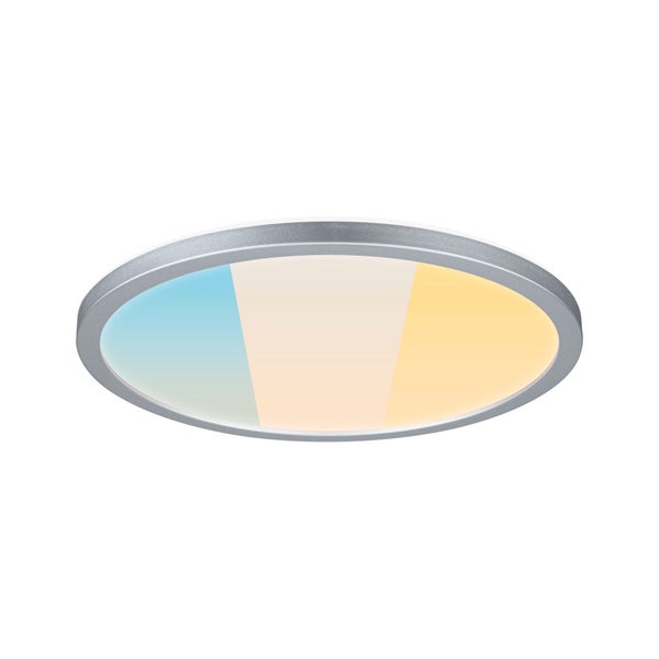 LED Panel Atria Shine IP44 rund 298mm 14,8W 2250lm 3000 - 6500K Chrom matt