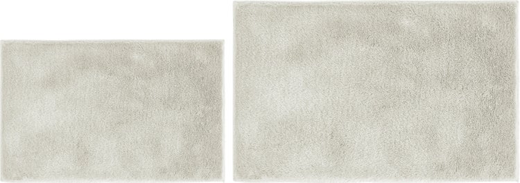 Badematten Set Florida bestehend aus zwei Badematten 40 x 60 cm und 50 x 80 cm in Beige