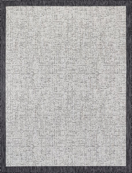 In-/Outdoor-Teppich Elfenbein/Grau 120x170 cm JODY
