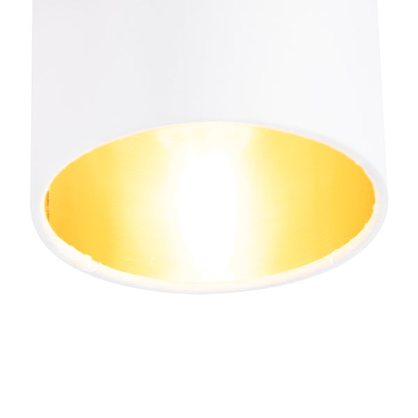 Aufbauleuchte, zylindrische Form