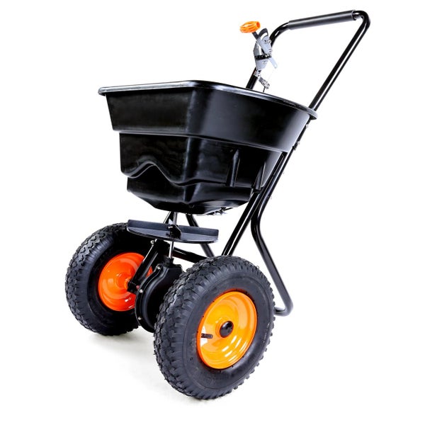 Rollbarer Düngerstreuer für den Garten