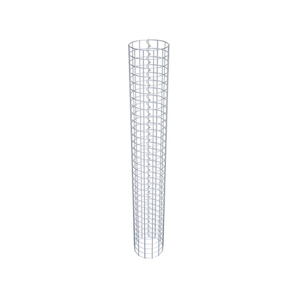 Gabionensäule Durchmesser 22 cm MW 5 x 5 cm rund - Höhe: 160 cm