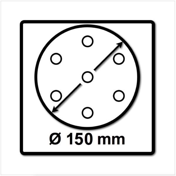 Festool Schleifteller ST-STF D150/17FT-M8-W-HT mit StickFix Technologie ( 498987 )