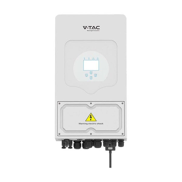 V-TAC VT-787RD-SN - Hybrid-Solar-Wechselrichter - einphasig - weiß - 5 Jahre - IP65