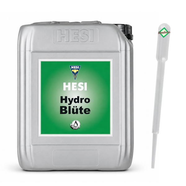 Hesi Hydro Bluete Pflanzenduenger im Kanister mit Dosierpipette