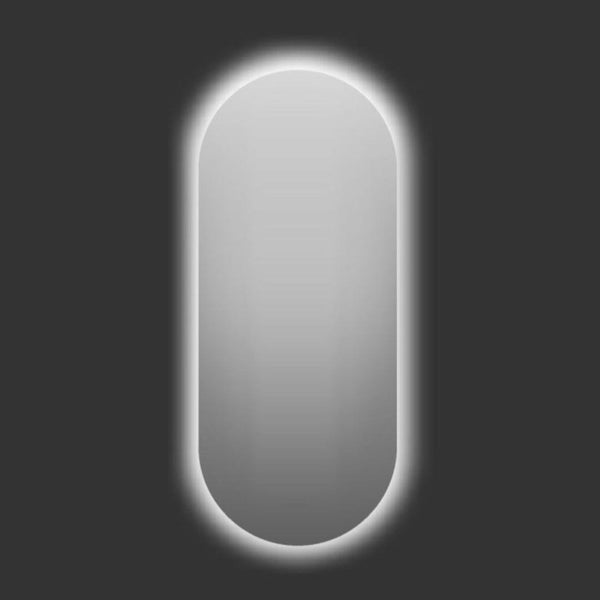 Ovaler LED-beleuchteter Rückspiegel umkehrbar 400x800 - IP44 - 4000K