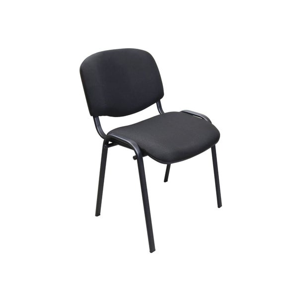 PROREGAL SuperSparSet 4x Stapelstuhl Blackbird HxBxT 78 x 54 x 60 cm Stapelbar Schwarz