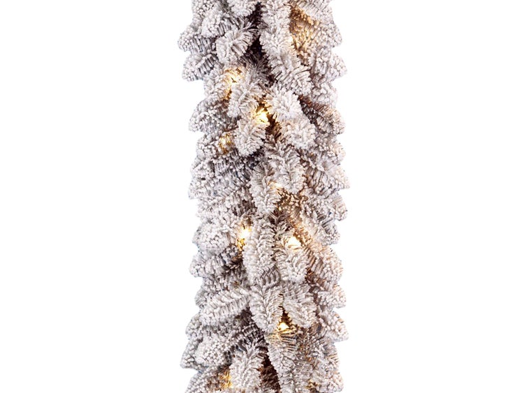 Gartenlounge-Sessel mit Blattmuster und Polster