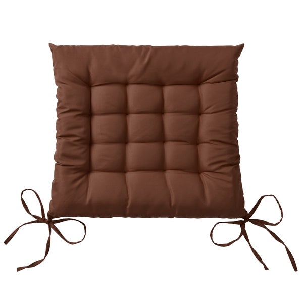 Beautissu Lea Stuhlkissen 40x40x5cm Braun (4tlg)