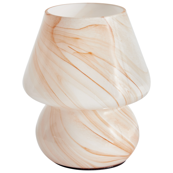 Tischleuchte LOBO Glas Beige