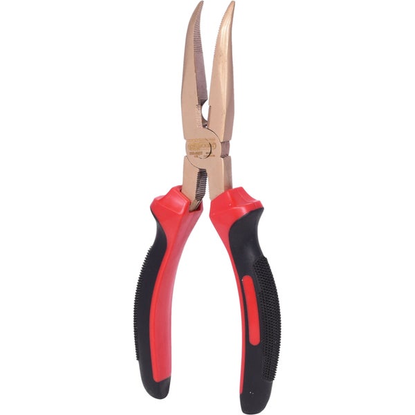 KS TOOLS BERYLLIUMplus Telefonzange gewinkelt 180 mm  - 962.0612