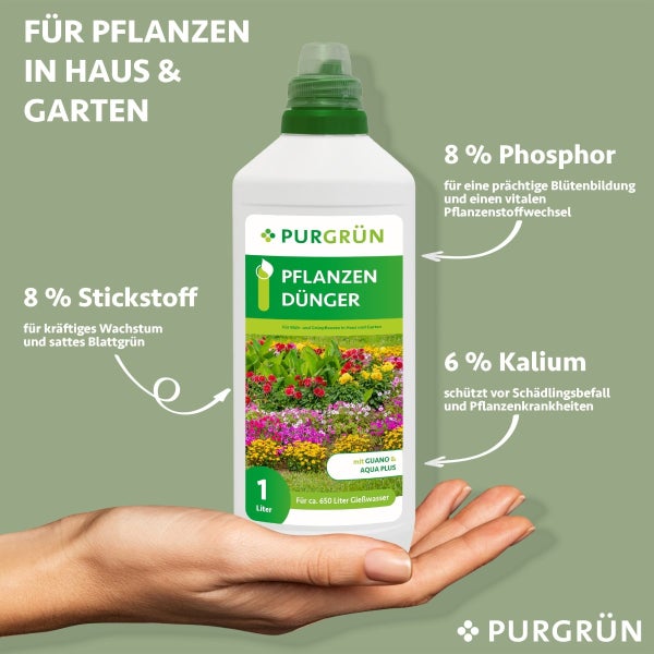 Purgrün Pflanzendünger 1 Liter