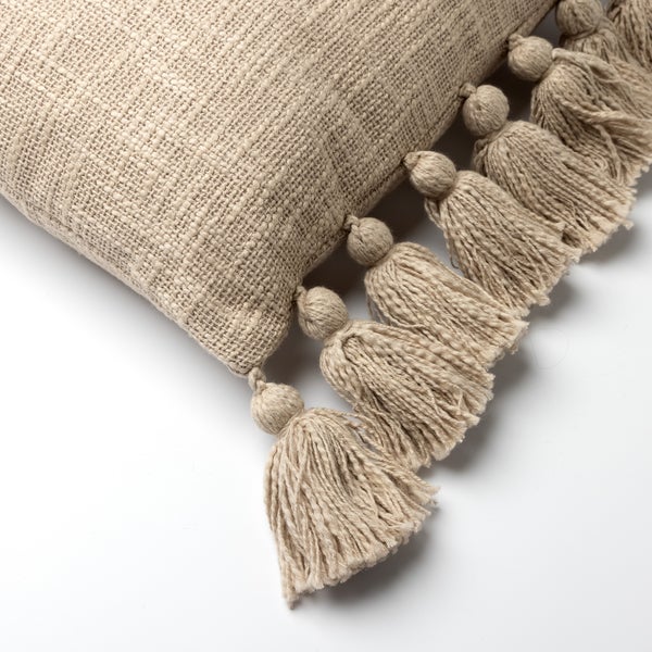 RUBY - Dekokissen Baumwolle 45x45 cm Pumice Stone - beige