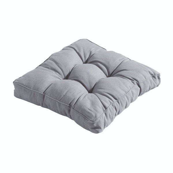 Sitzkissen Florance Panama hellgrau - Ca. 47x47 cm - 4er-Set