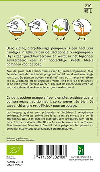 Informationen zu Anzucht und Eigenschaften von Kürbissamen