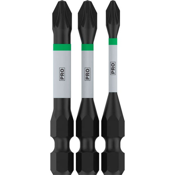 Bosch PRO Pozidriv Impact Bit PZ1 PZ2 PZ3 55 mm 3-tlg. - 2608521U57
