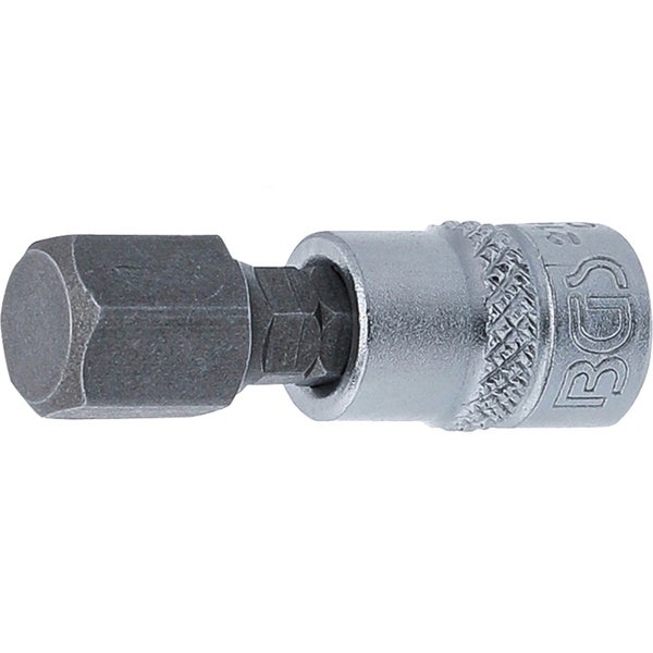 BGS Bit-Einsatz Antrieb Innenvierkant 6,3 mm (1/4) Innensechskant 10 mm - 2161-10