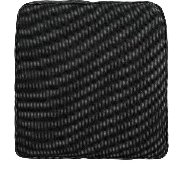 Sitzkissen Wicker Rib schwarz - Ca. 48x48 cm - 4er-Set