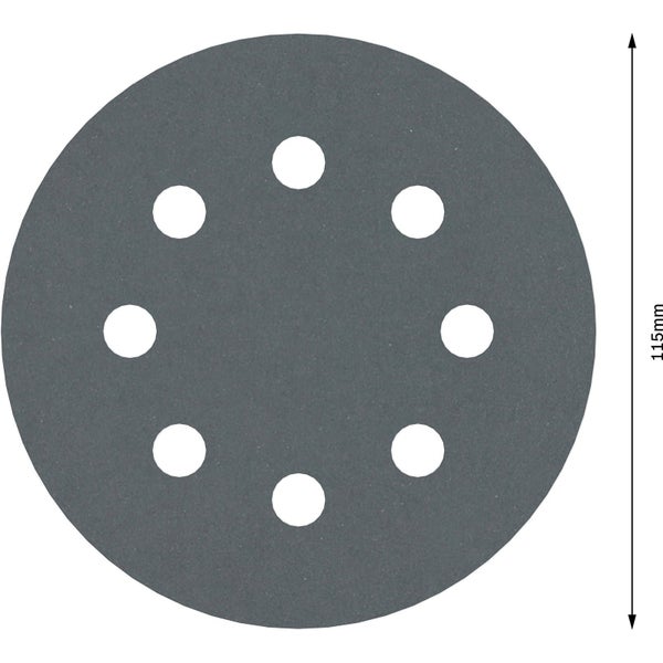 Rundes Schleifpapier der Körnung P600 mit Löchern