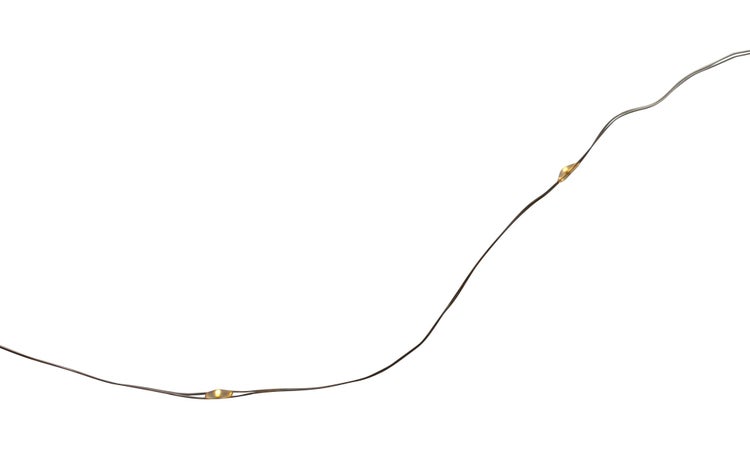 FRANK FLECHTWAREN | LED-Leuchtdraht Soundeffect, 150 Lichter, METALL, ca. Gesamtlänge 15 Meter, ohne Batterien, für den Außenbereich geeignet