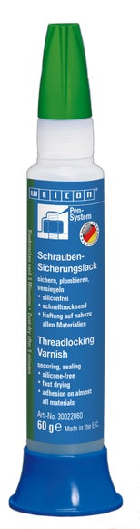 WEICON Schraubensicherungslack | Plombierlack | 60 g | grün (RAL 6010)