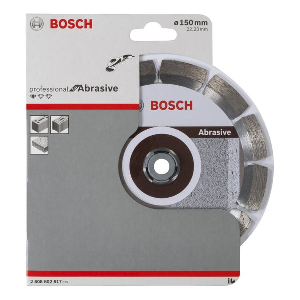 Bosch Diamanttrennscheibe Standard for Abrasive 150x22,23x2x10 mm 2608602617