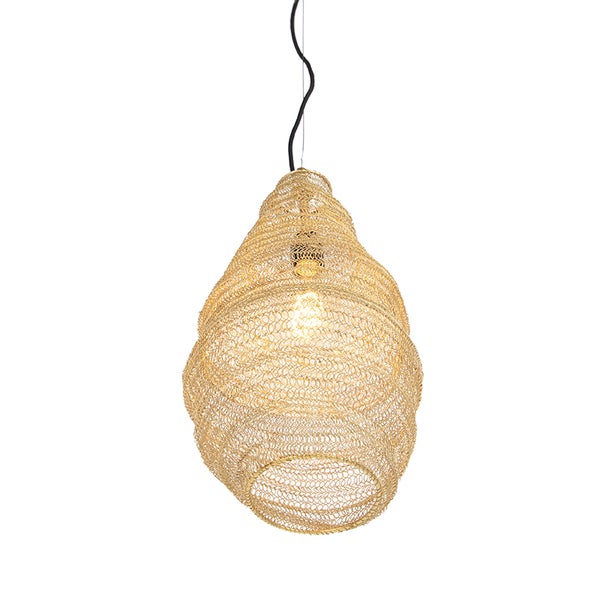 Hängeleuchte aus Metalldraht