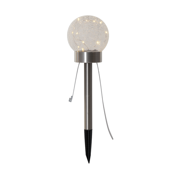 Gartendekoration Solarleuchte mit Glaskugel