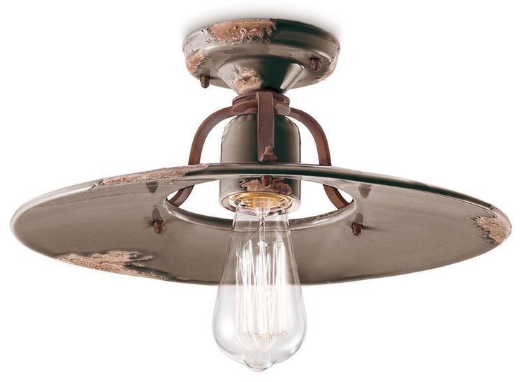 Deckenleuchte im Industrial-Stil mit einem Leuchtmittel