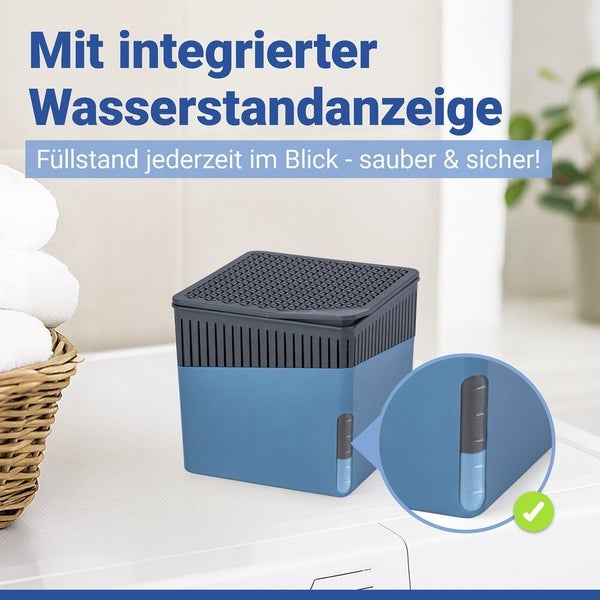 Raumentfeuchter mit integrierter Wasserstandsanzeige für die Feuchtigkeitskontrolle