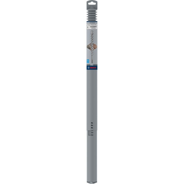 Bosch Hammerbohrer SDS max Natural Stone, Durchmesser 28 Millimeter, Länge 600 bis 720 Millimeter in Verpackung