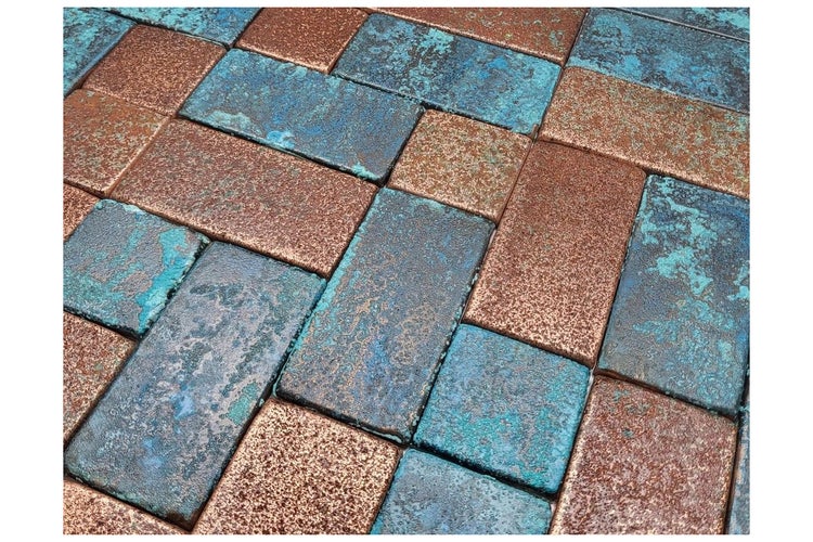 Anordnung von Pflastersteinen