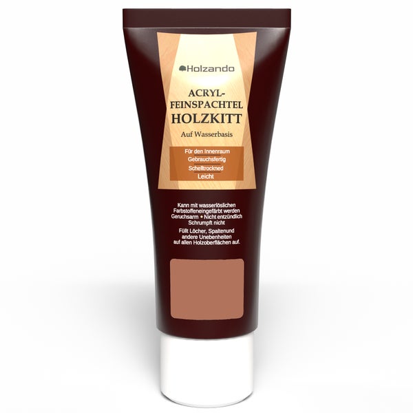 Holzando Acryl Feinspachtel Holzkitt in einer Tube