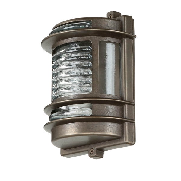 Wandleuchte aus Metall und Glas