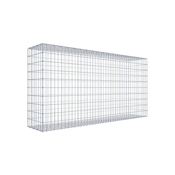 Gabione 200 cm x 100 cm x 40 cm (L x H x T), Maschenweite 5 cm x 10 cm, C-Ring