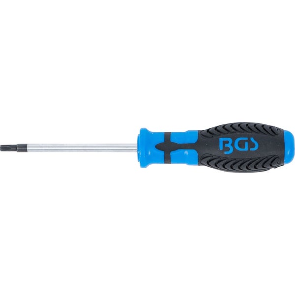 BGS Schraubendreher T-Profil (für Torx) mit Bohrung T20 Klingenlänge 80 mm - 7849-T20