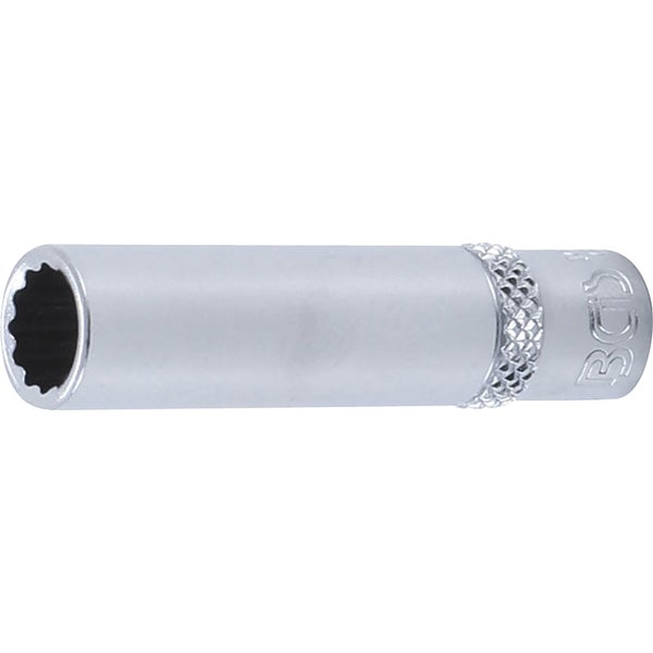 BGS Steckschlüssel-Einsatz Zwölfkant tief Antrieb Innenvierkant 6,3 mm (1/4) SW 8 mm - 10708