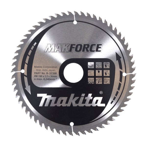 Makita MAKFORCE Sägeblatt 190x30x60Z - B-32390
