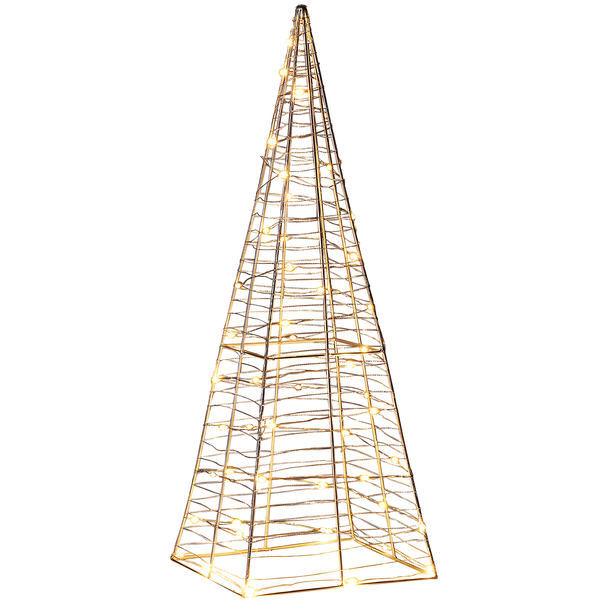 Dekorative Kegel-Lichterkette aus Metall für den Innenbereich