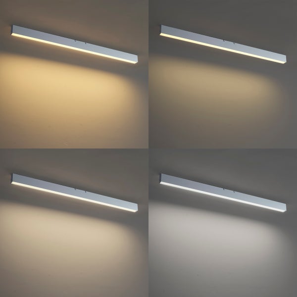 LED Wandleuchte mit verstellbarer Lichtfarbe in vier verschiedenen Nuancen