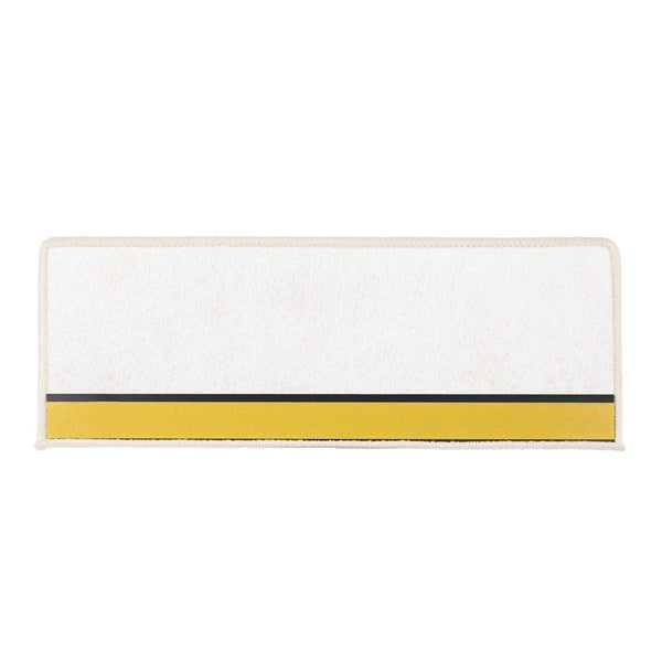 FLOORDIREKT Stufenmatte Kalkutta - Sisaloptik - Schlingenpol - Selbstklebend - Creme - Rechteckig - 23,5 x 65 cm