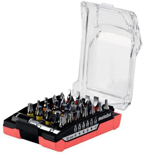 Metabo Bit-Set mit 32 Teilen im Kunststoffkoffer