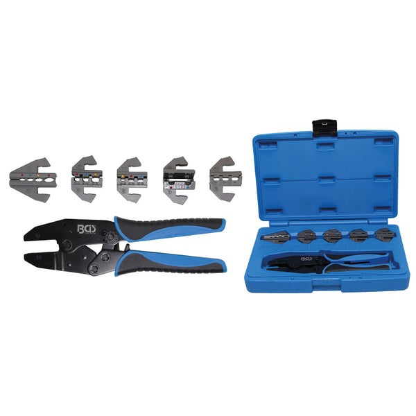 BGS Crimpzangen-Satz mit 5 Paar Backen - 9098
